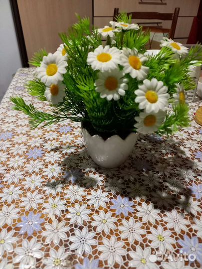 Букет в кашпо,искусственный