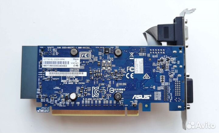 Видеокарта asus GeForce GT 730 Silent LP