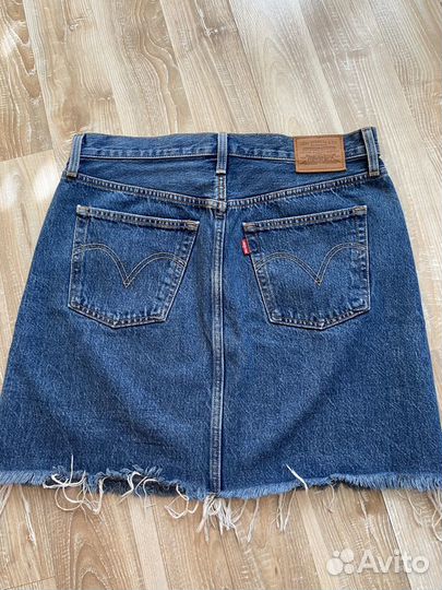 Джинсовая юбка levis оригинал 28