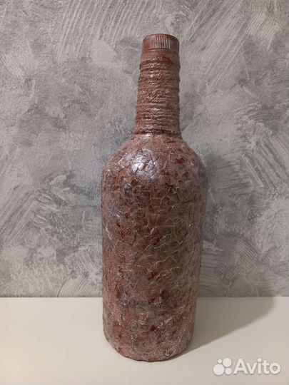 Бутылка стеклянная для спиртных напитков