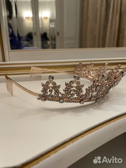 Диадема корона с гребнями