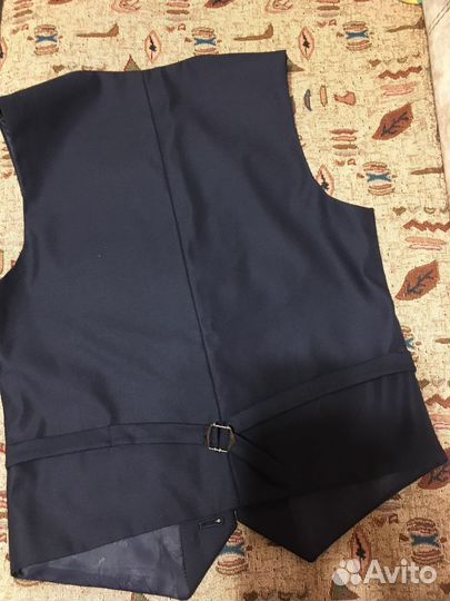 Костюм школьный темно- синий, классика