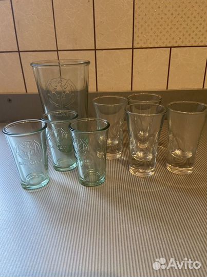 Набор посуды, стопки, заварник