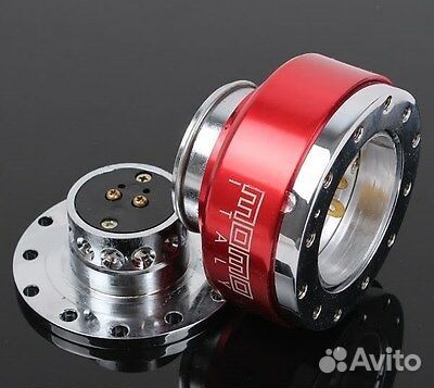 Адаптер для руля быстросъемный momo (Красный)