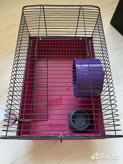 Клетка для хомяка Джунгарского с аксессуарами