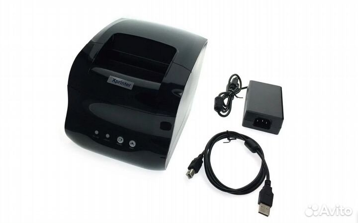 Xprinter XP-365B + 2 рулона этикеток