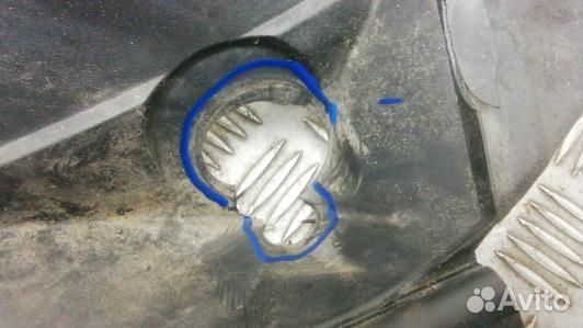 Накладка декоративная (жабо, дождевик) land rover