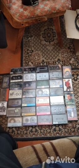 Аудиокассеты 60штук