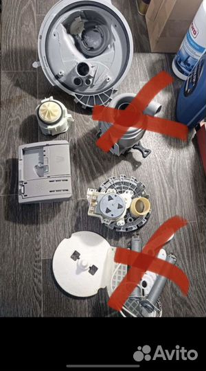 Помпа + другие запчасти для пмм Bosch/Siemens