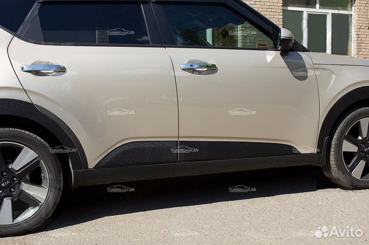 Молдинги на двери для KIA Soul 2019+