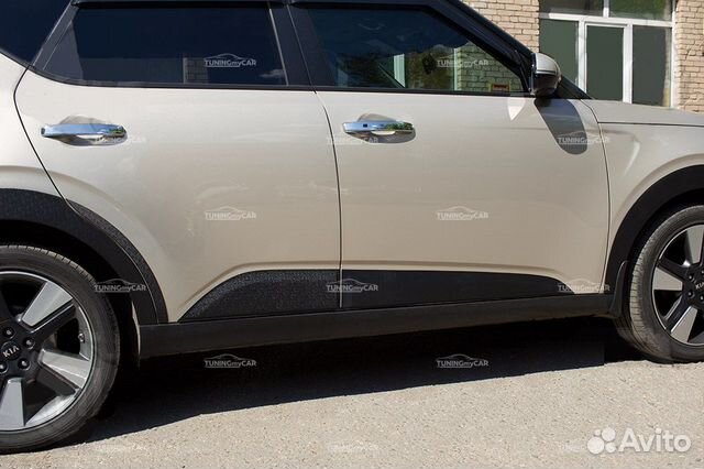 Молдинги на двери для KIA Soul 2019+