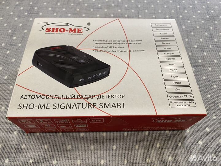 Радар детектор SHO-ME signature smart