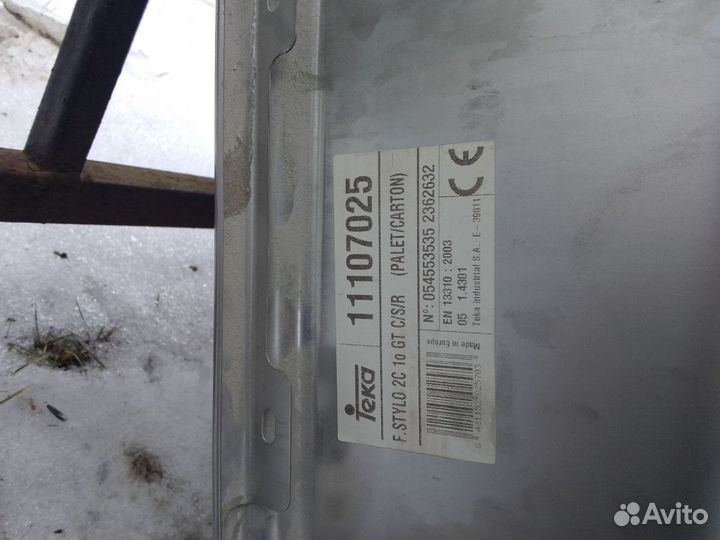 Раковина двойная нержавейка