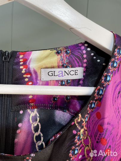 Платье длинное Glanse (M) атласное