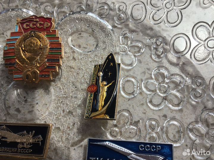 Значки СССР Космос История Авиации Самолеты Новые
