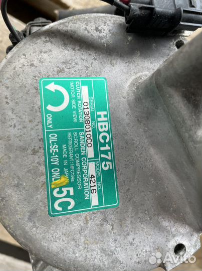 Компрессор кондиционера Honda Civic 4d fd3 LDA