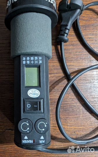 Фен паяльный 220V 450W с регулировкой GJ-8018LCD