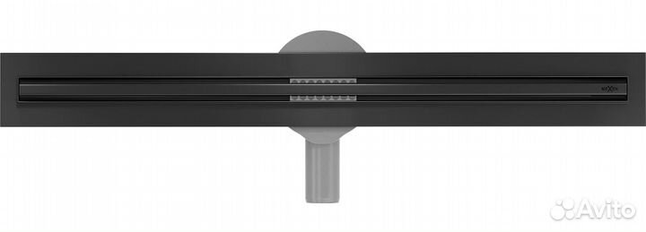 Линейный трап Mexen slim 60см черный