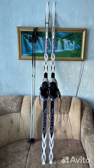 Беговые лыжи fischer summit с ботинками