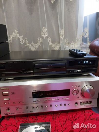 Av ресивер CD техникс колонки S90 и вега 50Ас-104