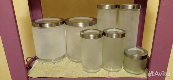 Набор банок для сыпучих продуктов
