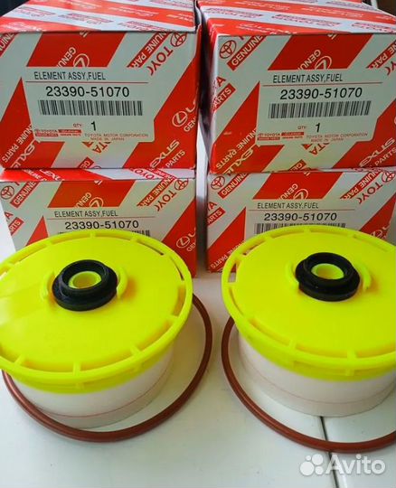 Фильтр оригинал топлив TLC200/LX450 23390yzza4