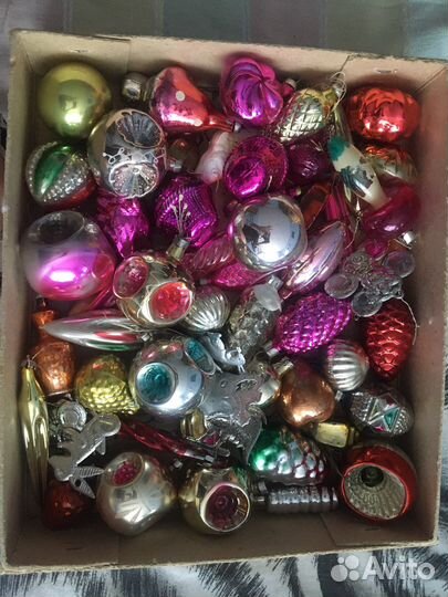 Елочные игрушки советские