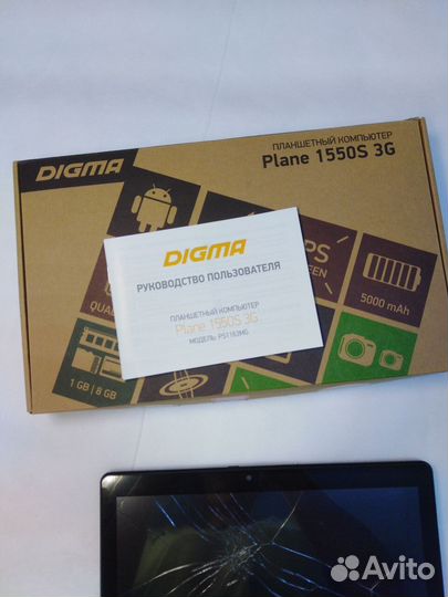 Планшет Digma Plane 1550S 3G на запчасти