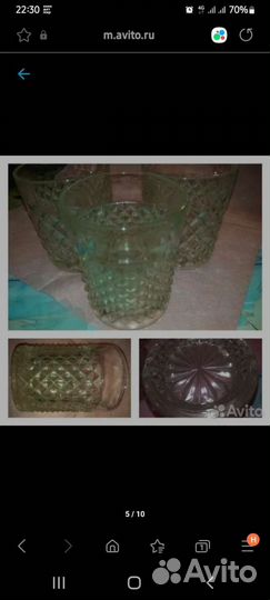 Хрусталь. Рюмки, стопки, селедочница