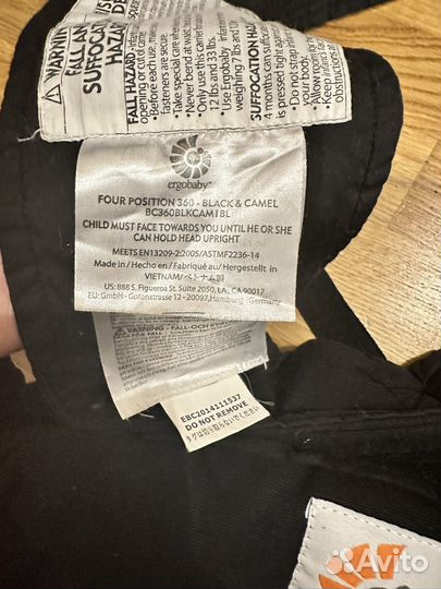 Эргорюкзак ergobaby 360