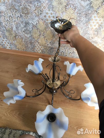 Люстра потолочная бу