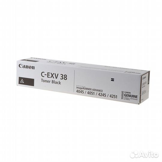 Оригинал Canon C-EXV38 4791B002 Toner Black новый