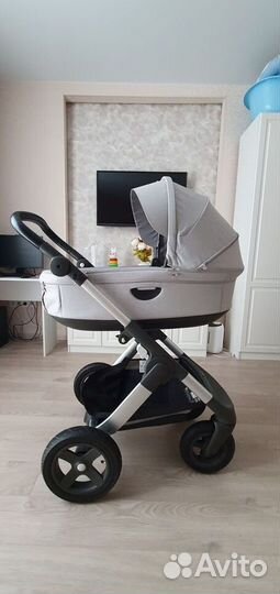 Коляска Stokke trailz люлька+Автолюлька Babyton