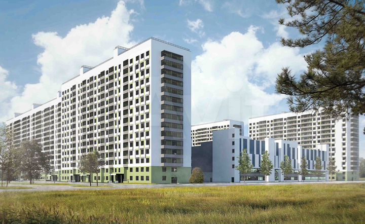 2-к. квартира, 54,6 м², 7/18 эт.