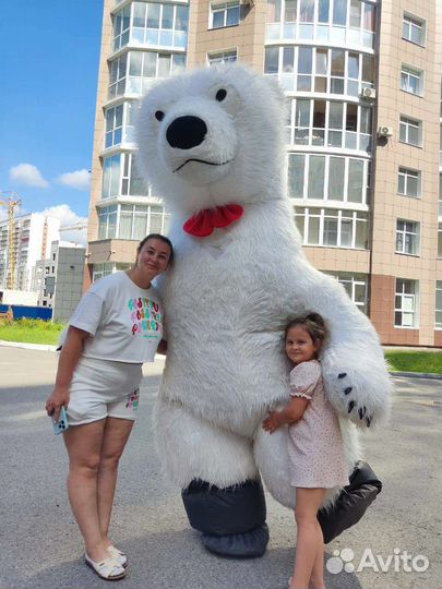 Белый мишка поздравление