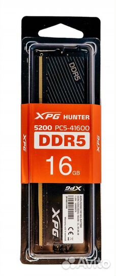 Оперативная память adata Hunter, 16 гб, DDR5, 5200