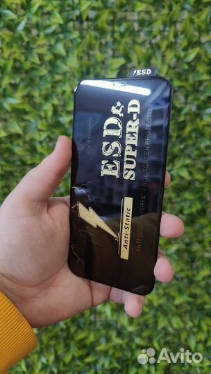 Защитное стекло Анти-Статик на iPhone 12/12pro