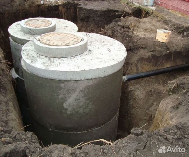 Септик из жби колец под ключ за 1 день