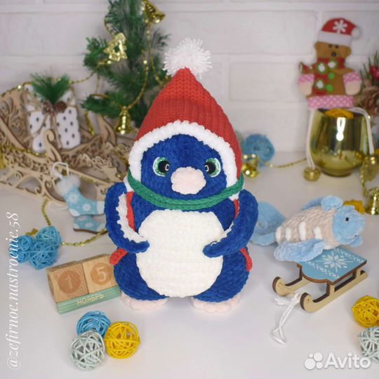 Мягкая игрушка пингвин