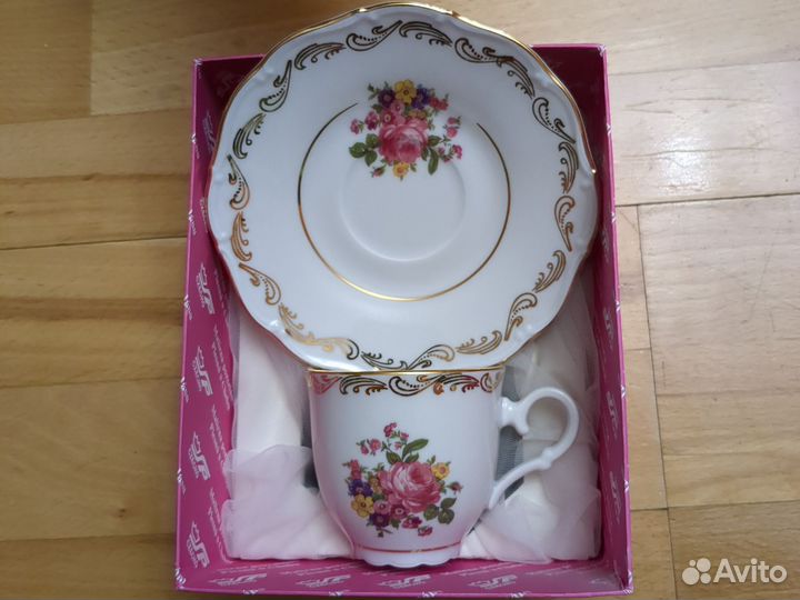 Чашка с блюдцем Подарочный набор