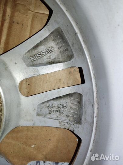 Диск колесный литой R15 Nissan Note E11