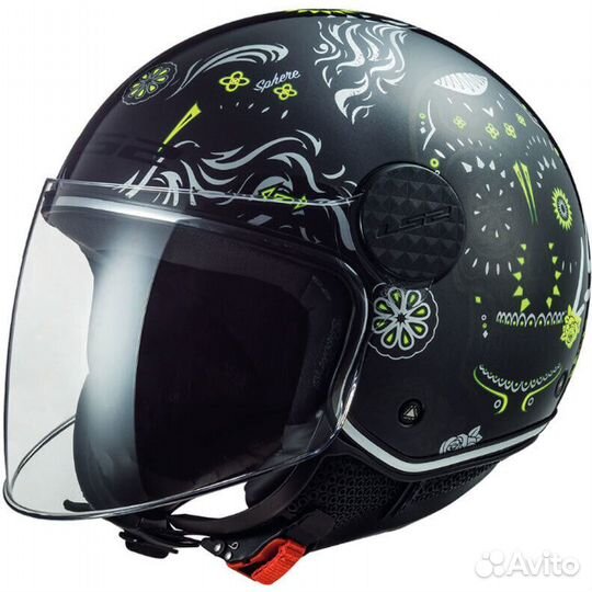 Jet Moto Мотошлем Ls2 OF558 sphere LUX maxca Black
