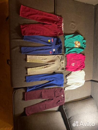 Большой мешок одежды на девочку 110 р-р