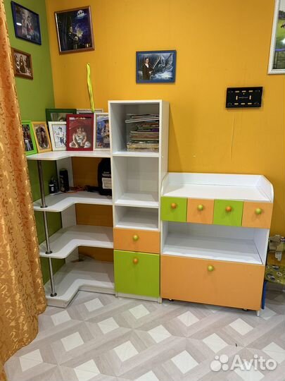 Двухъярусная кровать бу с матрасами