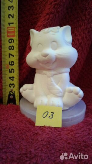 Гипсовые фигурки для раскрасок детьми изготавлива