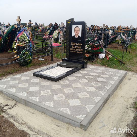 Установка памятников- Благоустройство захоронений