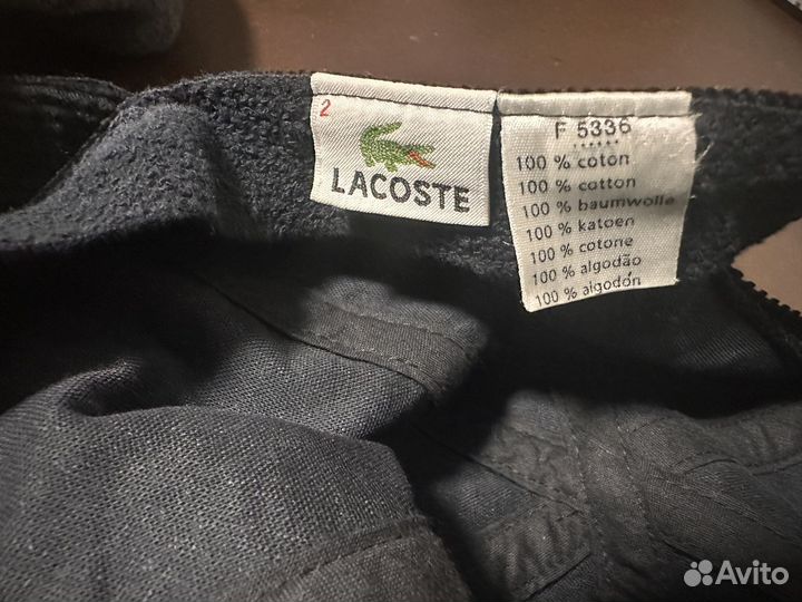 Кепка бейсболка lacoste вельветовая для мальчика