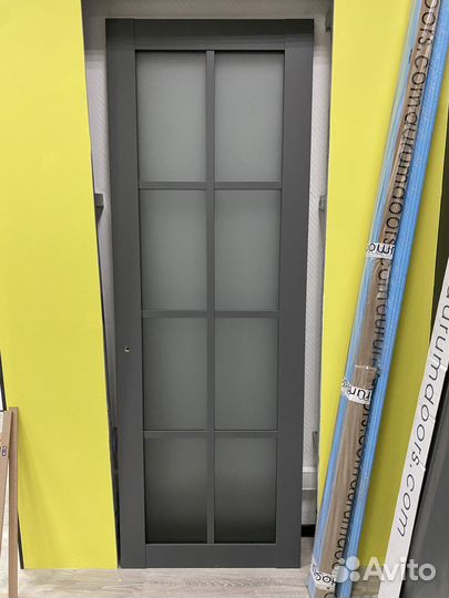 Двери межкомнатные с решеткой стеклянные