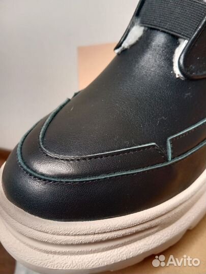 Зимние женские ботинки сапоги кожа овчина 41 37