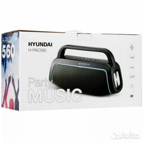 Колонка портативная Hyundai H-PAC560 черный